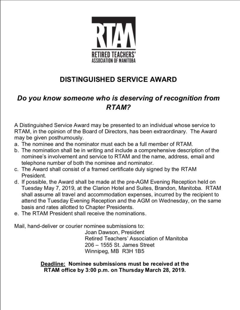 WR00261 Distinguished Service Award 2019